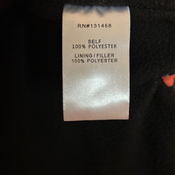 LFD Floral Puffer Vest Women’s Size S Bold Colorful Quilted Jacket Cozy - Picture 6 of 8